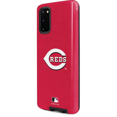 MLB Cincinnati Reds - Solid Distressed Galaxy S20 Pro Case