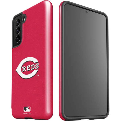 MLB Cincinnati Reds - Solid Distressed Galaxy S21 5G Pro Case
