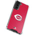 MLB Cincinnati Reds - Solid Distressed Galaxy S21 FE Clear Case