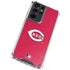 MLB Cincinnati Reds - Solid Distressed Galaxy S21 Ultra 5G Clear Case