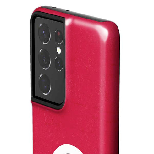 MLB Cincinnati Reds - Solid Distressed Galaxy S21 Ultra 5G Pro Case