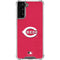 MLB Cincinnati Reds - Solid Distressed Galaxy S22 Plus Clear Case