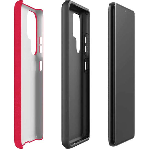 MLB Cincinnati Reds - Solid Distressed Galaxy S22 Ultra Pro Case