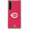 MLB Cincinnati Reds - Solid Distressed Galaxy S23 Plus Clear Case