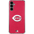 MLB Cincinnati Reds - Solid Distressed Galaxy S24 Plus Clear Case