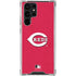 MLB Cincinnati Reds - Solid Distressed Galaxy S24 Ultra Clear Case