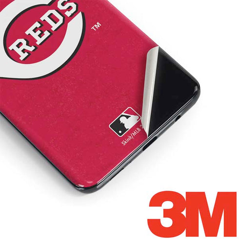 MLB Cincinnati Reds - Solid Distressed Galaxy S9 Plus Skin