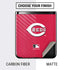 MLB Cincinnati Reds - Solid Distressed Galaxy Z Flip Skin