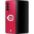 MLB Cincinnati Reds - Solid Distressed Galaxy Z Fold3 5G Skin