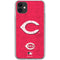 MLB Cincinnati Reds - Solid Distressed iPhone 11 Clear Case