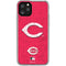 MLB Cincinnati Reds - Solid Distressed iPhone 11 Pro Clear Case