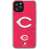 MLB Cincinnati Reds - Solid Distressed iPhone 11 Pro Clear Case