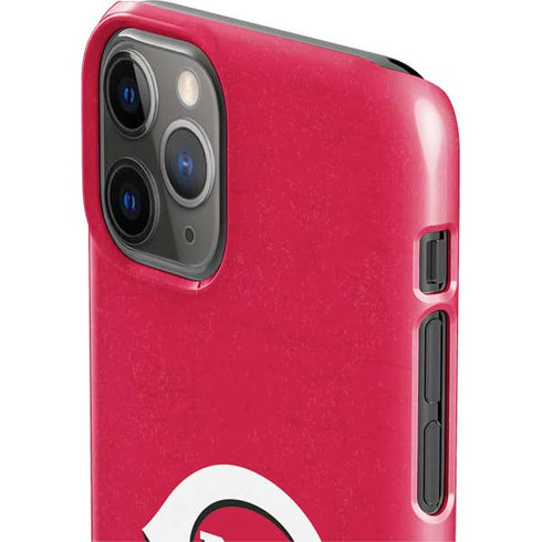 MLB Cincinnati Reds - Solid Distressed iPhone 11 Pro Lite Case