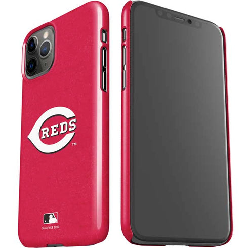 MLB Cincinnati Reds - Solid Distressed iPhone 11 Pro Lite Case