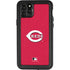 MLB Cincinnati Reds - Solid Distressed iPhone 11 Pro Max Waterproof Case
