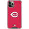 MLB Cincinnati Reds - Solid Distressed iPhone 12 Pro Clear Case