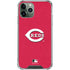 MLB Cincinnati Reds - Solid Distressed iPhone 12 Pro Clear Case
