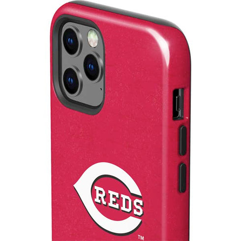 MLB Cincinnati Reds - Solid Distressed iPhone 12 Pro Impact Case