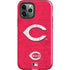 MLB Cincinnati Reds - Solid Distressed iPhone 12 Pro Max Impact Case