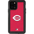 MLB Cincinnati Reds - Solid Distressed iPhone 12 Pro Waterproof Case