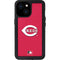 MLB Cincinnati Reds - Solid Distressed iPhone 13 Mini Waterproof Case