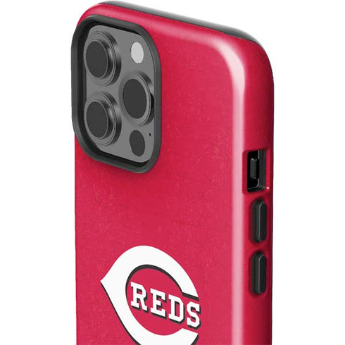 MLB Cincinnati Reds - Solid Distressed iPhone 13 Pro Max Impact Case
