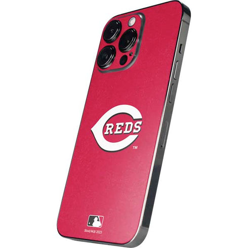 MLB Cincinnati Reds - Solid Distressed iPhone 13 Pro Skin