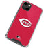 MLB Cincinnati Reds - Solid Distressed iPhone 14 Clear Case