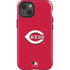 MLB Cincinnati Reds - Solid Distressed iPhone 15 Impact Case