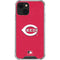 MLB Cincinnati Reds - Solid Distressed iPhone 14 Plus Clear Case