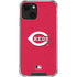 MLB Cincinnati Reds - Solid Distressed iPhone 15 Plus Clear Case