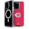 MLB Cincinnati Reds - Solid Distressed iPhone 15 Pro MagSafe Case