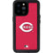 MLB Cincinnati Reds - Solid Distressed iPhone 14 Pro Max Waterproof Case