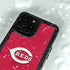 MLB Cincinnati Reds - Solid Distressed iPhone 14 Pro Max Waterproof Case