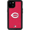 MLB Cincinnati Reds - Solid Distressed iPhone 15 Plus Waterproof Case