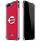 MLB Cincinnati Reds - Solid Distressed iPhone 7/8 Plus Clear Case