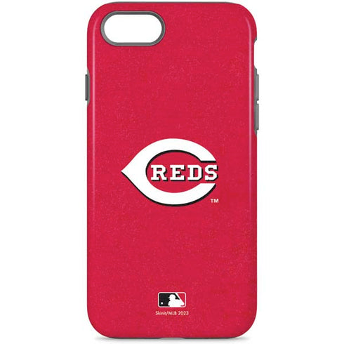 MLB Cincinnati Reds - Solid Distressed iPhone 8 Pro Case