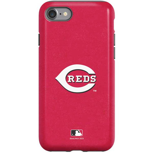 MLB Cincinnati Reds - Solid Distressed iPhone SE (2nd & 3rd Gen) Pro Case