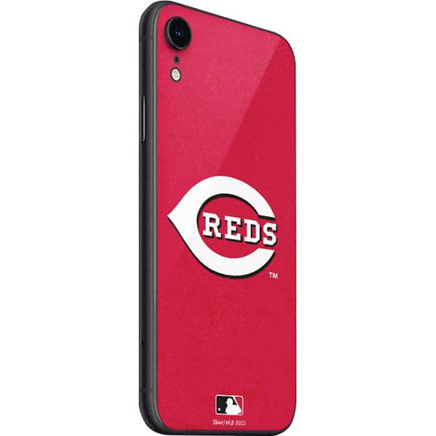 MLB Cincinnati Reds - Solid Distressed iPhone SE (2nd & 3rd Gen) Skin