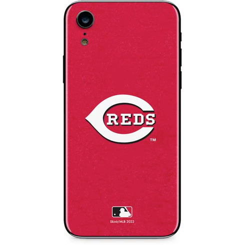 MLB Cincinnati Reds - Solid Distressed iPhone XR Skin