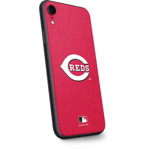 MLB Cincinnati Reds - Solid Distressed iPhone XR Skin