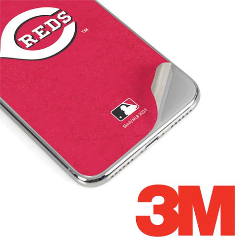 MLB Cincinnati Reds - Solid Distressed iPhone XS Max Skin