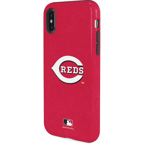 MLB Cincinnati Reds - Solid Distressed iPhone XS Pro Case