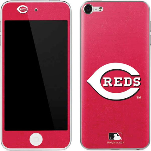 MLB Cincinnati Reds - Solid Distressed Apple iPod Skin