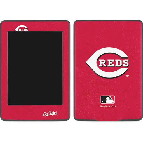 MLB Cincinnati Reds - Solid Distressed Amazon Kindle Skin
