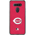 MLB Cincinnati Reds - Solid Distressed LG K51/Q51 Clear Case
