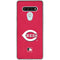 MLB Cincinnati Reds - Solid Distressed LG Stylo 6 Clear Case