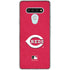 MLB Cincinnati Reds - Solid Distressed LG Stylo 6 Clear Case