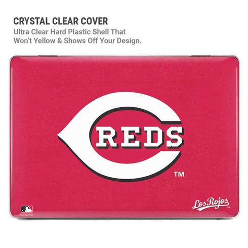 MLB Cincinnati Reds - Solid Distressed MacBook Air 15in (2023-2025) Case plus Skin