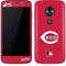 MLB Cincinnati Reds - Solid Distressed Moto E5 Play Skin